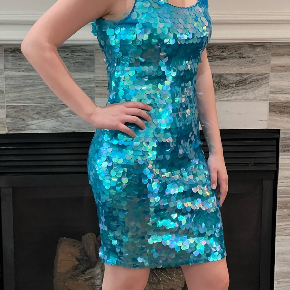 Rare almost one of a kind Sequined cocktail/party dress